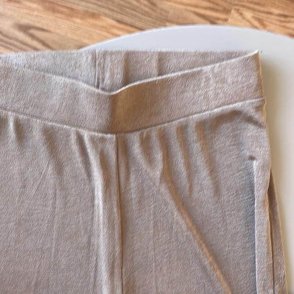 Like new Micro Flare Stretch Gold Pants - Picture 2 of 4